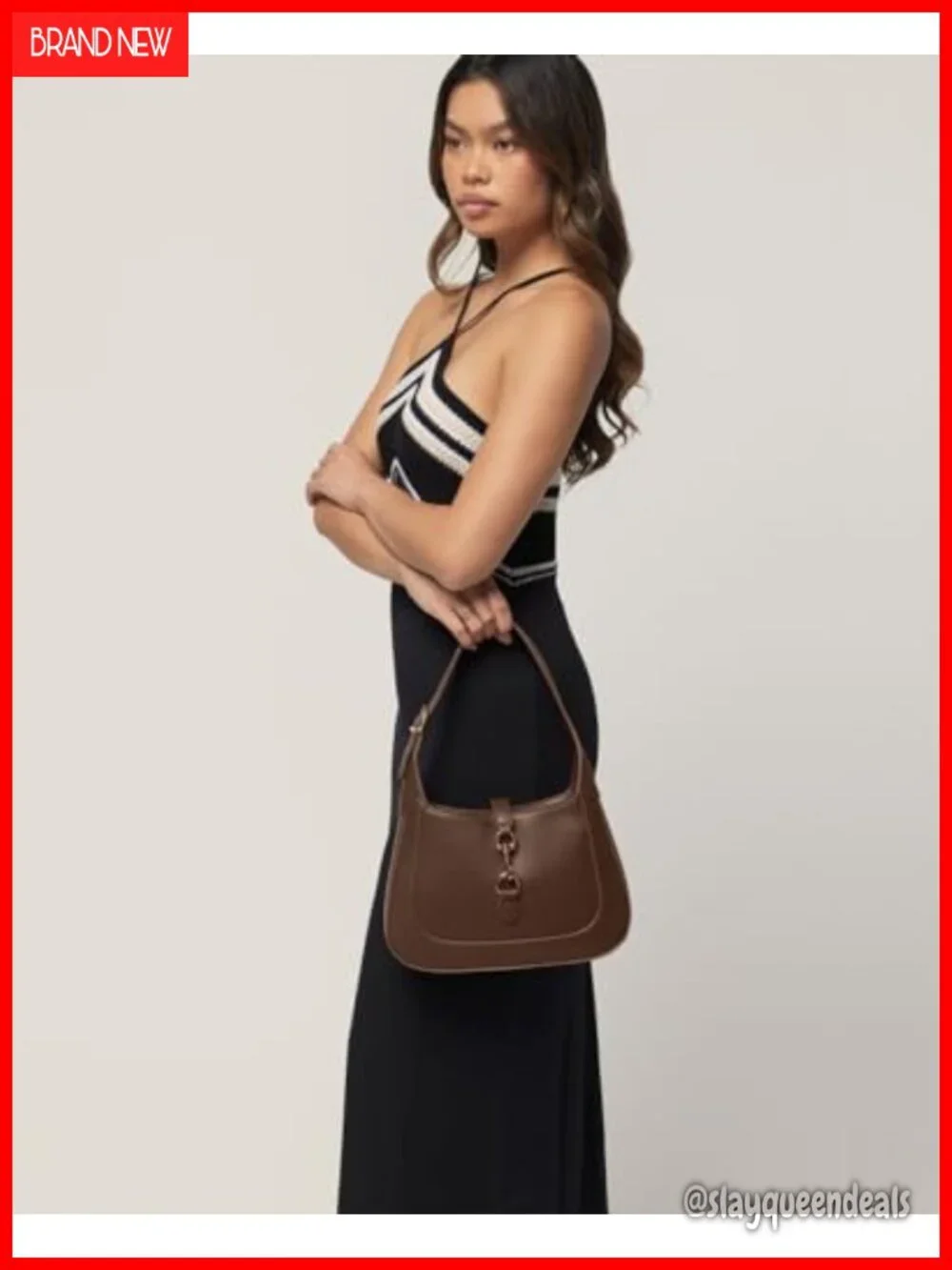 Small Faux Leather Hobo Crossbody Bag with Adjustable Strap